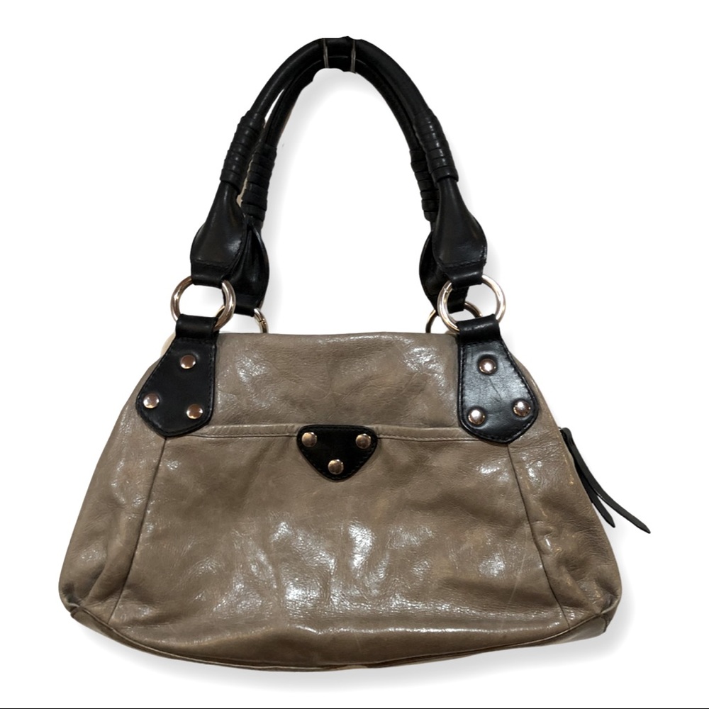 Ellington Hobo Satchel - Taupe/Black